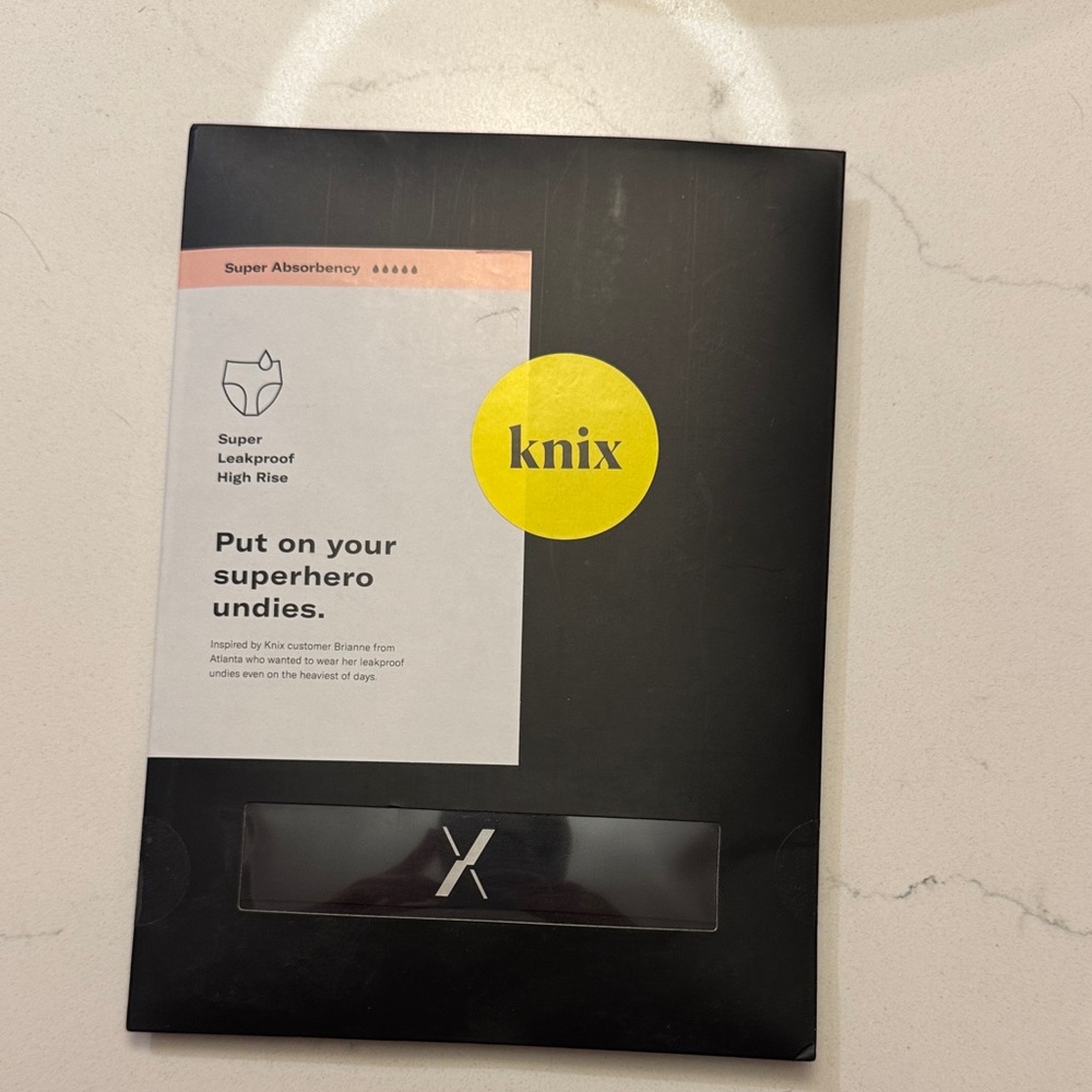 Knix Leakproof High Rise Undies in Black